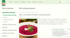 Desktop Screenshot of media.knorr.pl