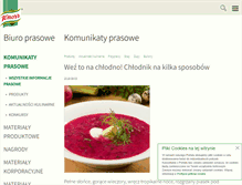 Tablet Screenshot of media.knorr.pl